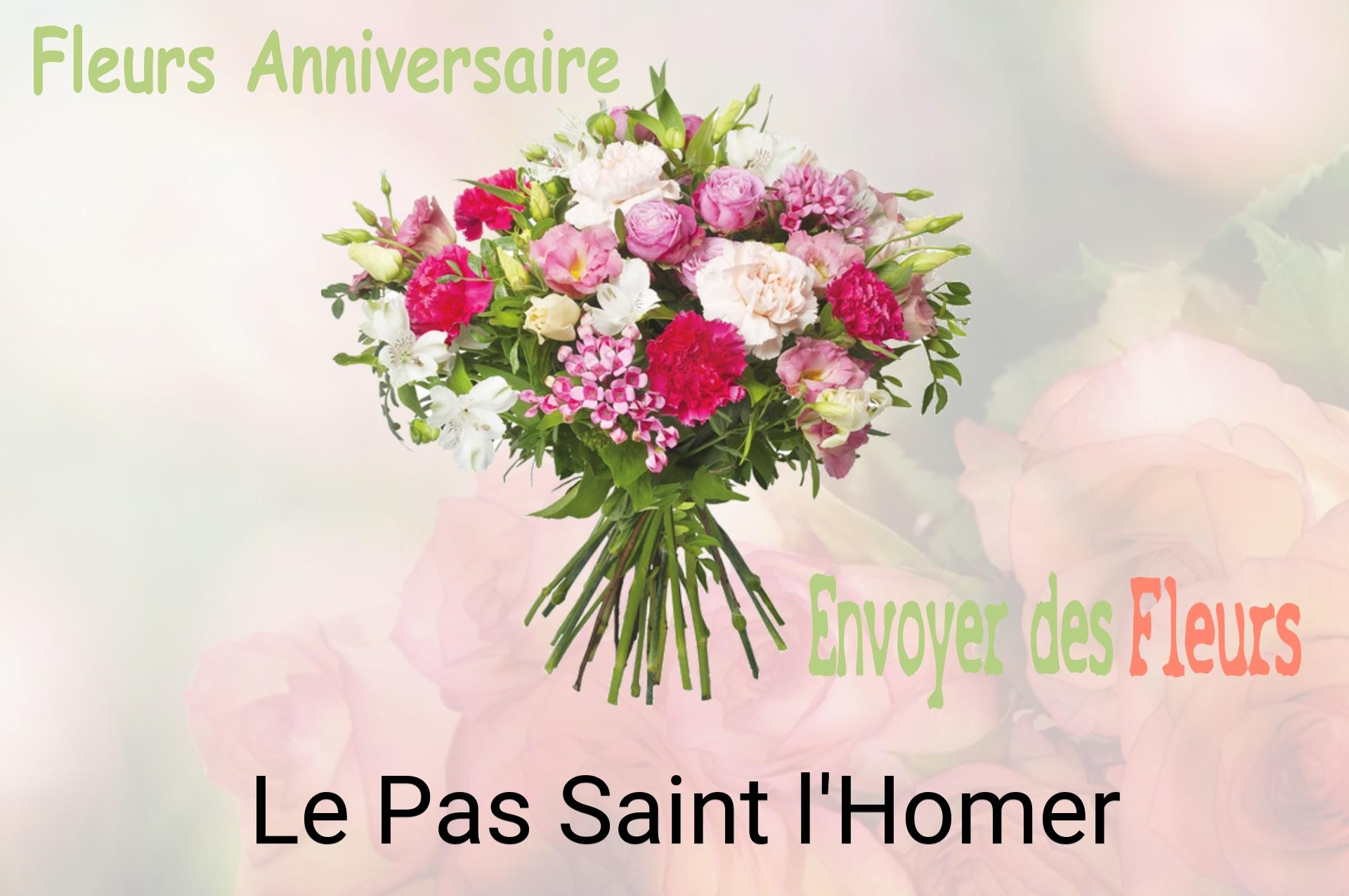 Bouquet de fleurs d’anniversaire livré à Le Pas-Saint-l'Homer